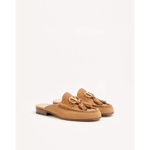 Valentino Vlogo Woman Split-grain Leather Loafer 20mm