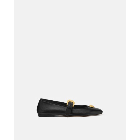 Versace La Medusa Nappa Ballerinas