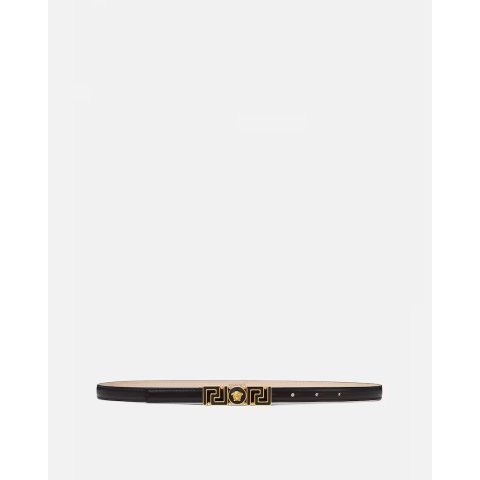 Versace Greca Goddess Leather Belt 1.5cm
