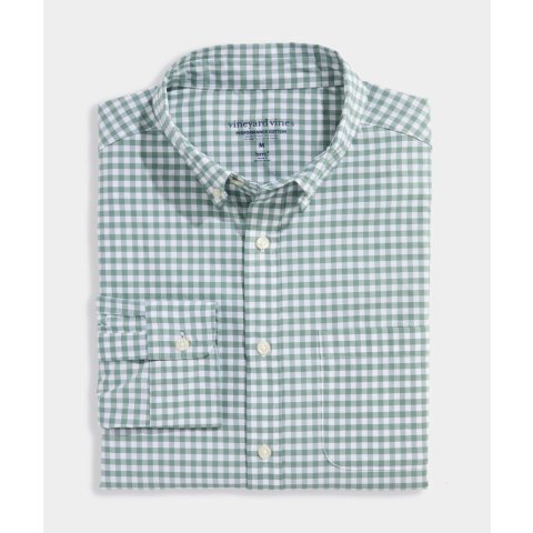 Vineyard Vines Skysail Gingham Cotton Shirt