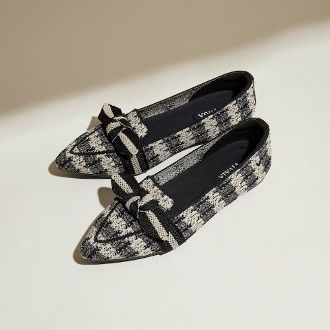 Michelle 2.0 Wool Bow Loafers EU40 Black