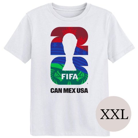 World Cup North America Logo White T-Shirt