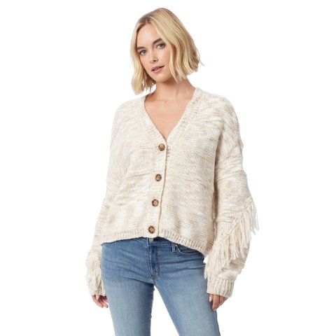 Jessica Simpson Aamina Fringe Cardigan Sweater XS-4X