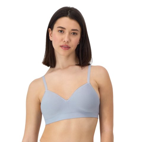Hanes Wireless Full Coverage Comfort Bra for Women with Foam Cups Convertible Straps