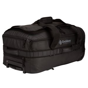 Outdoor Products Red-Eye Wheeled Travel Duffel Bag 45L Black