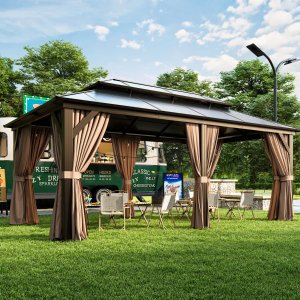 Wayfair Aluminum Double Roof Hardtop Gazebos Sale