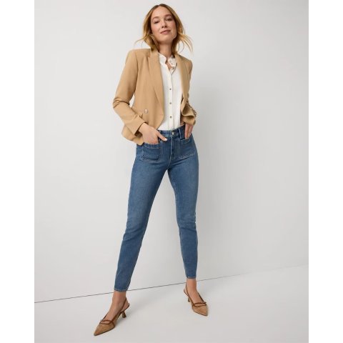 White House Black Market Petite Skinny Ankle Jeans Women