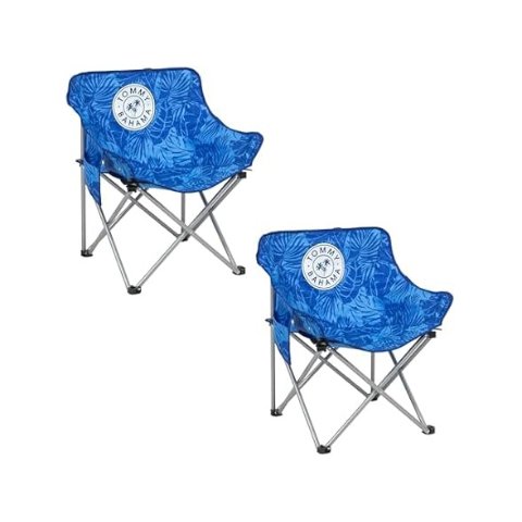 Tommy Bahama Moon Folding Chairs Blue 2-Pack