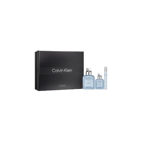 Calvin Klein Eternity Aqua Men EDT Set 3 Pieces
