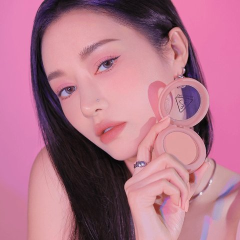 3CE MOOD RECIPE 单色腮红 #CITY MAUVE 低饱和烟粉色 5.5g