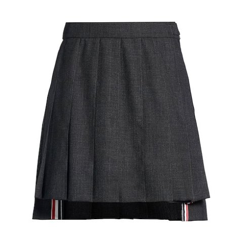 Thom Browne Women's Charcoal Mini Skirt