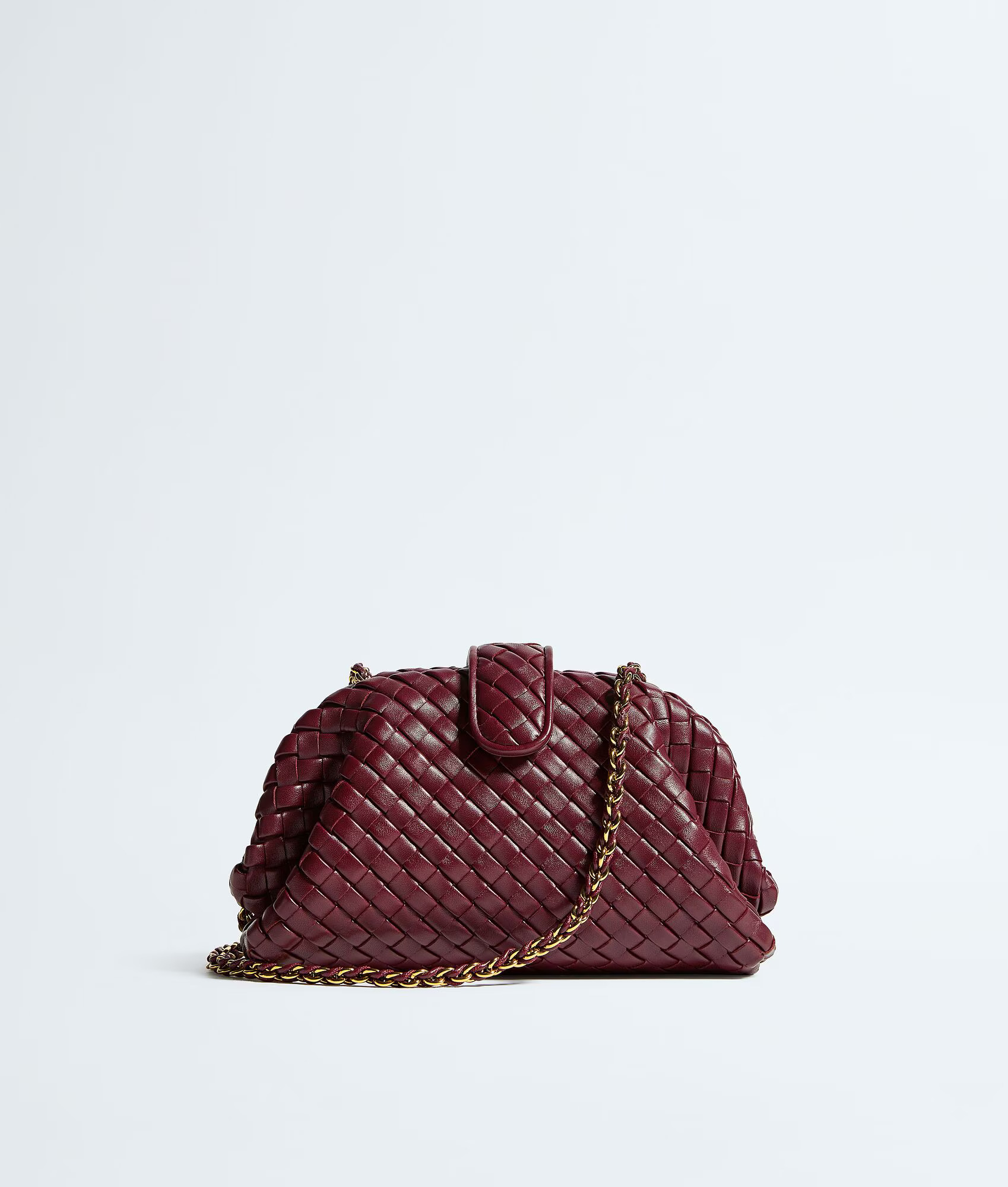 Bottega Veneta Small Lauren 1980 bag in Barolo padded Intrecciato