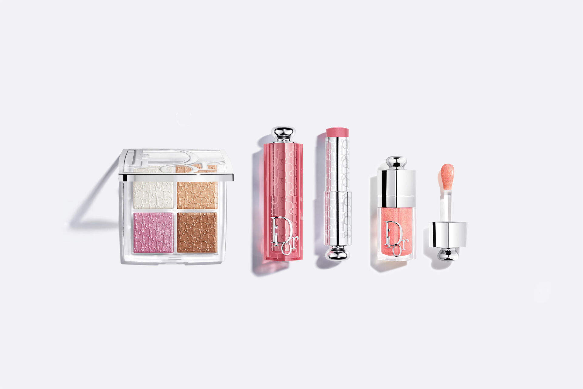 Dior Backstage and Dior Addict Makeup Set with palette blush stick and lip oil