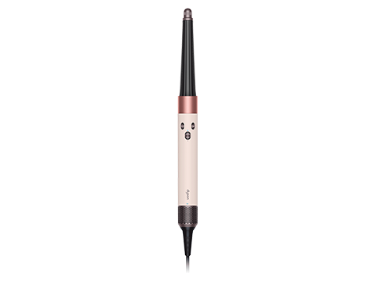 Ceramic pink and rose gold Dyson Airwrap i.d. Multi-styler and Dryer Straight and Wavy Hair tool