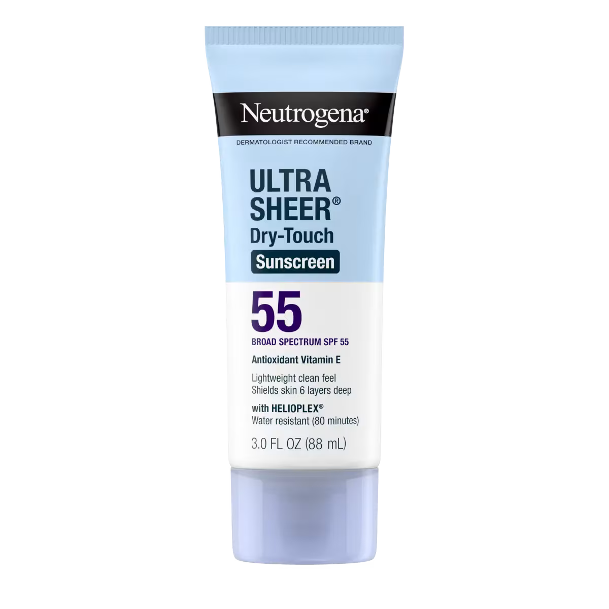 Neutrogena Ultra Sheer Dry-Touch Sunscreen SPF 55 three fluid ounce tube